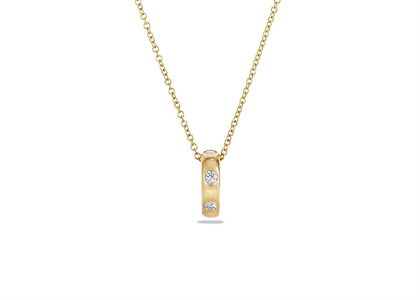 Gold Plated CZ Studded Pendant